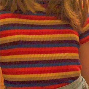 cute rainbow tee :)) size small